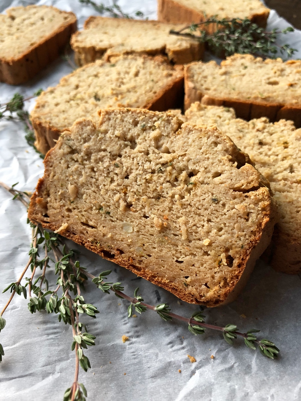 slice of sweet potato bread