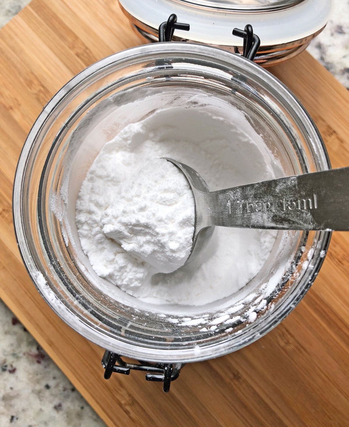 jar of paleo baking powder