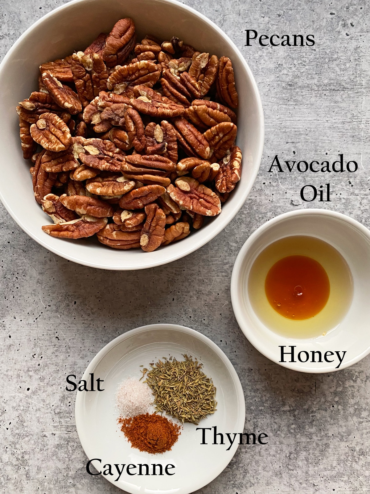 ingredients-in-spicy-honey-pecans