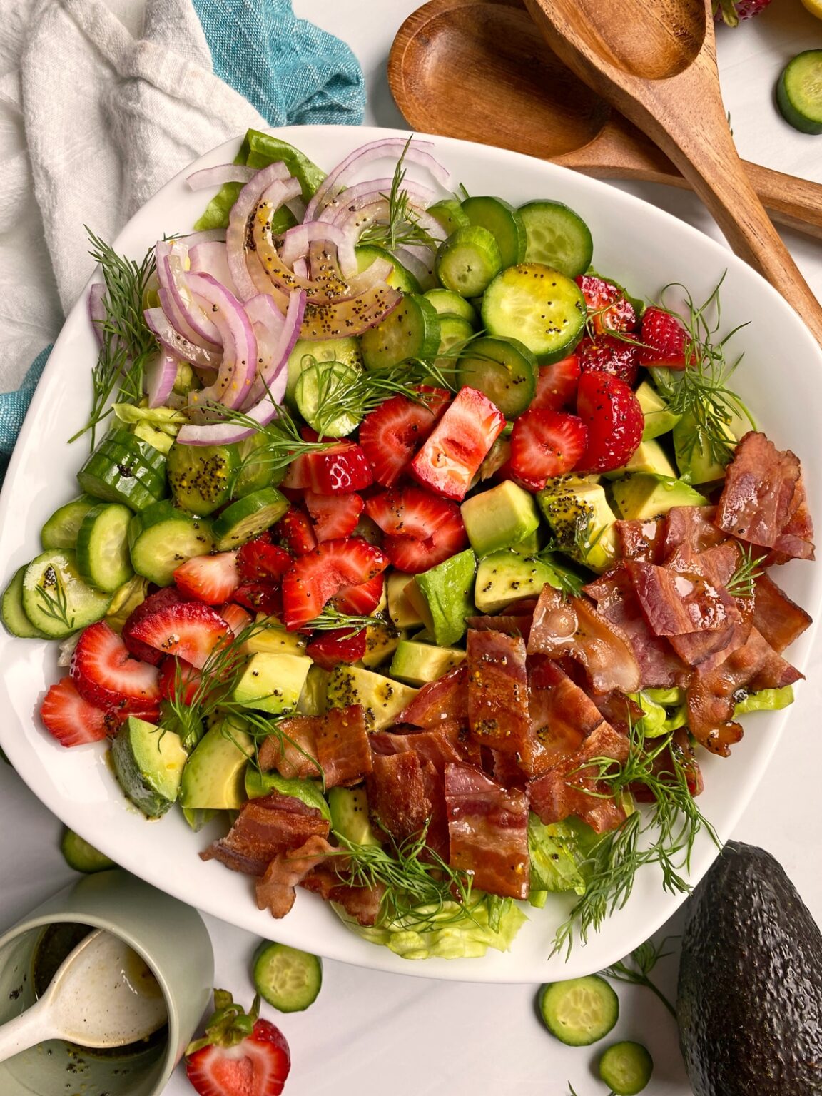 Strawberry Avocado Salad with Poppy Seed Dressing (Paleo) Bake It Paleo