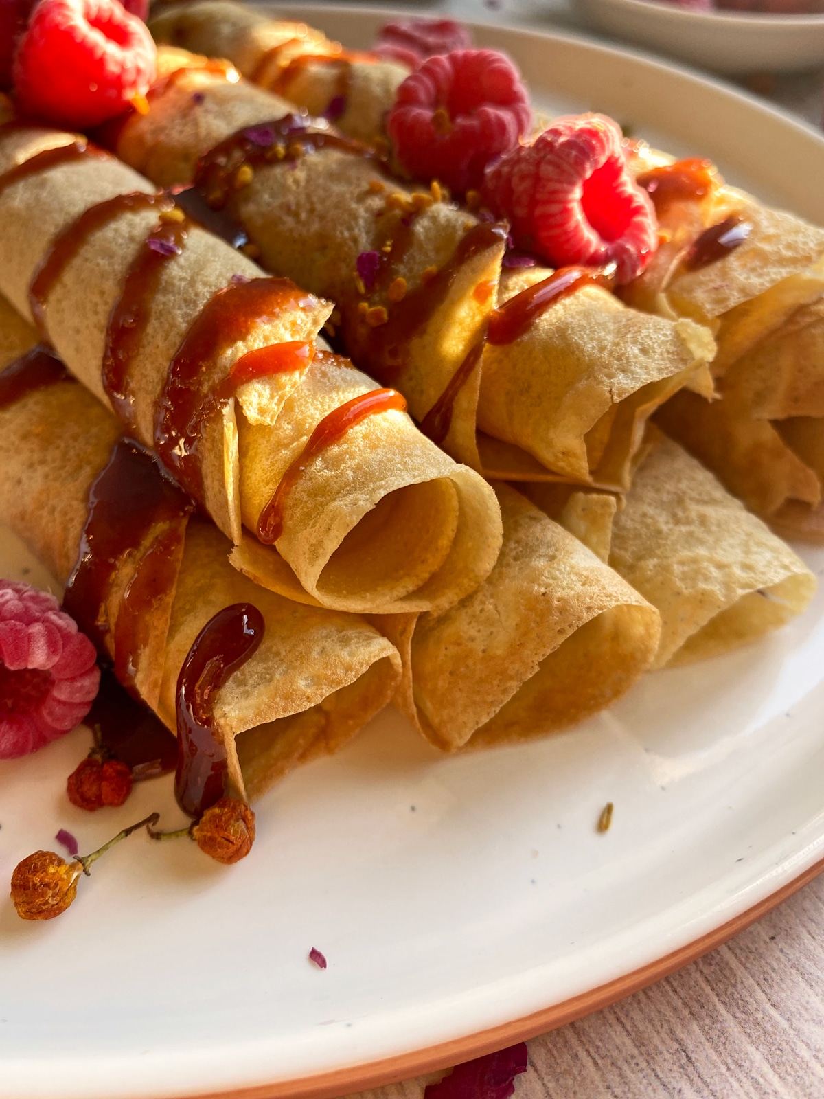 rolled crepes