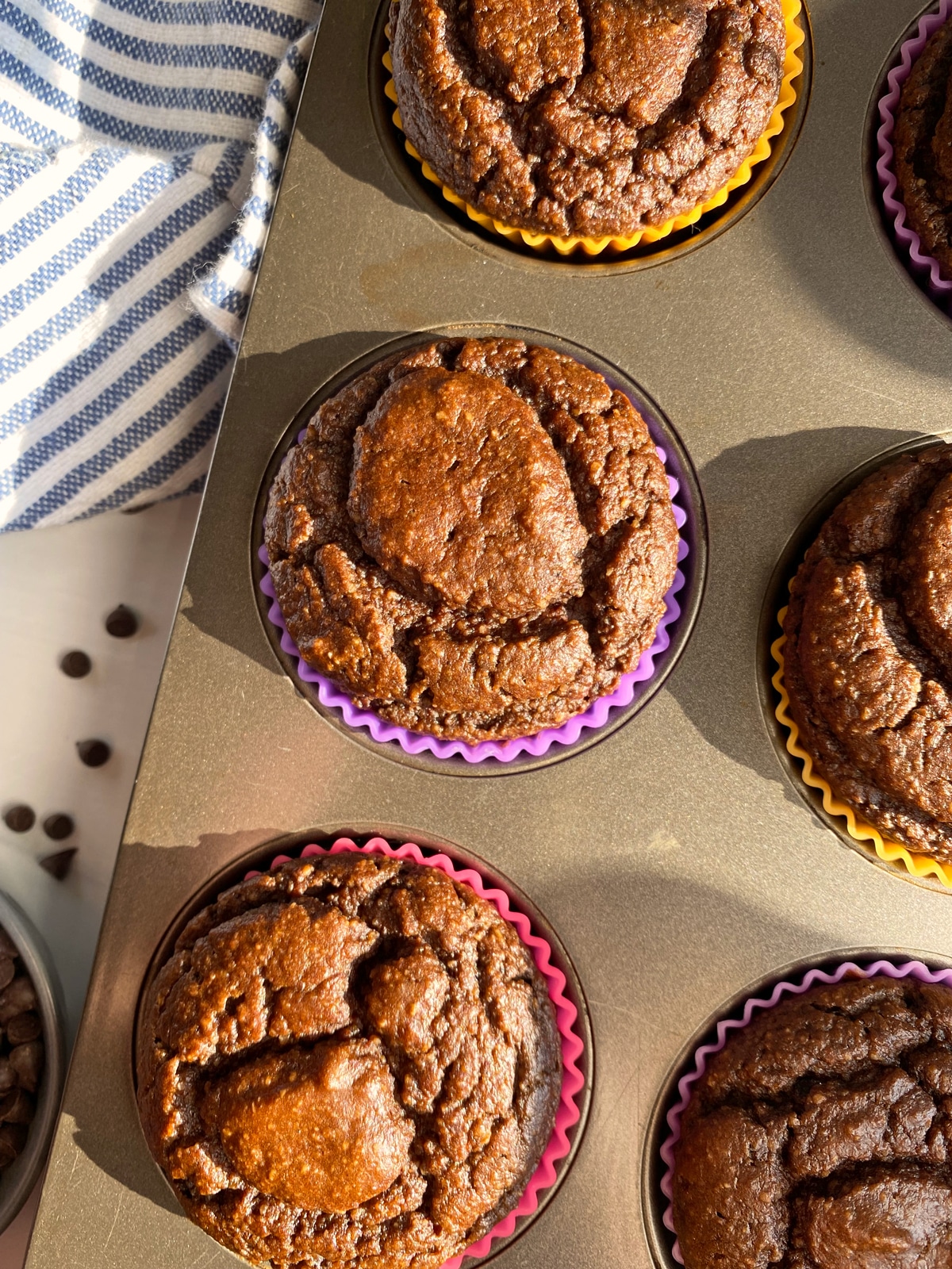 freshly-baked-chocolate-protein-muffins