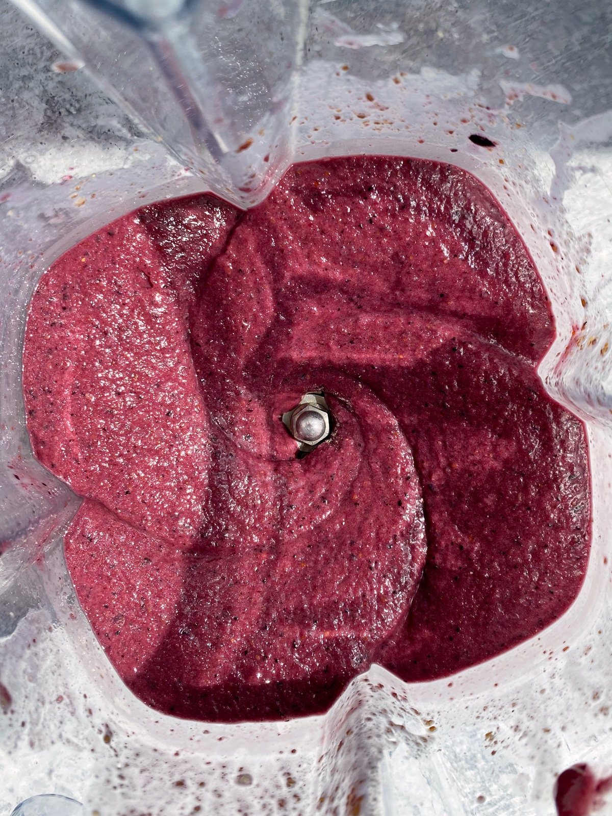 beet smoothie in Vitamix