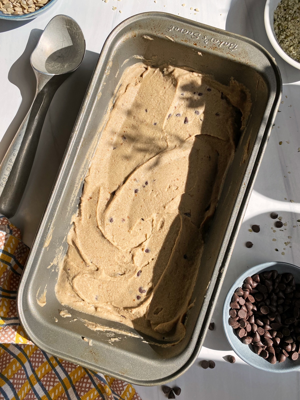 chocolate-chip-ice-cream-in-loaf-pan