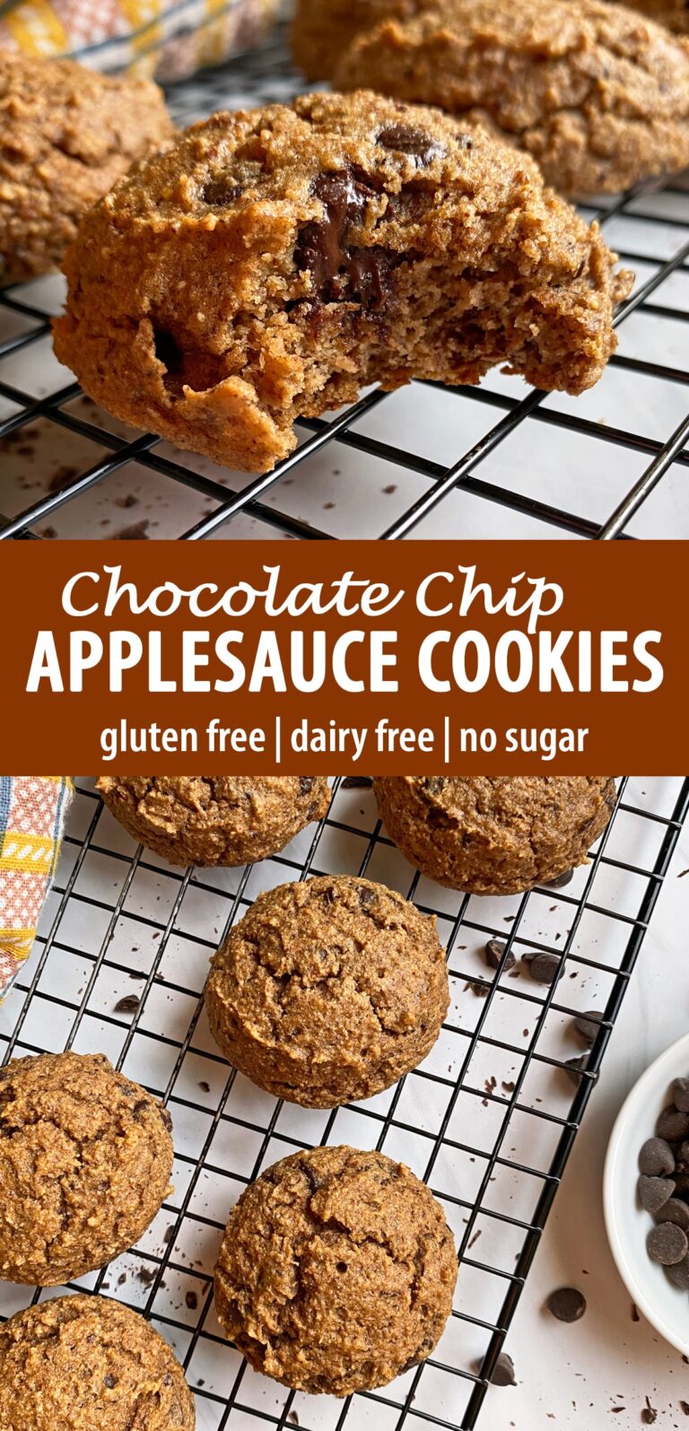 Chocolate Chip Applesauce Cookies (No Sugar) Bake It Paleo