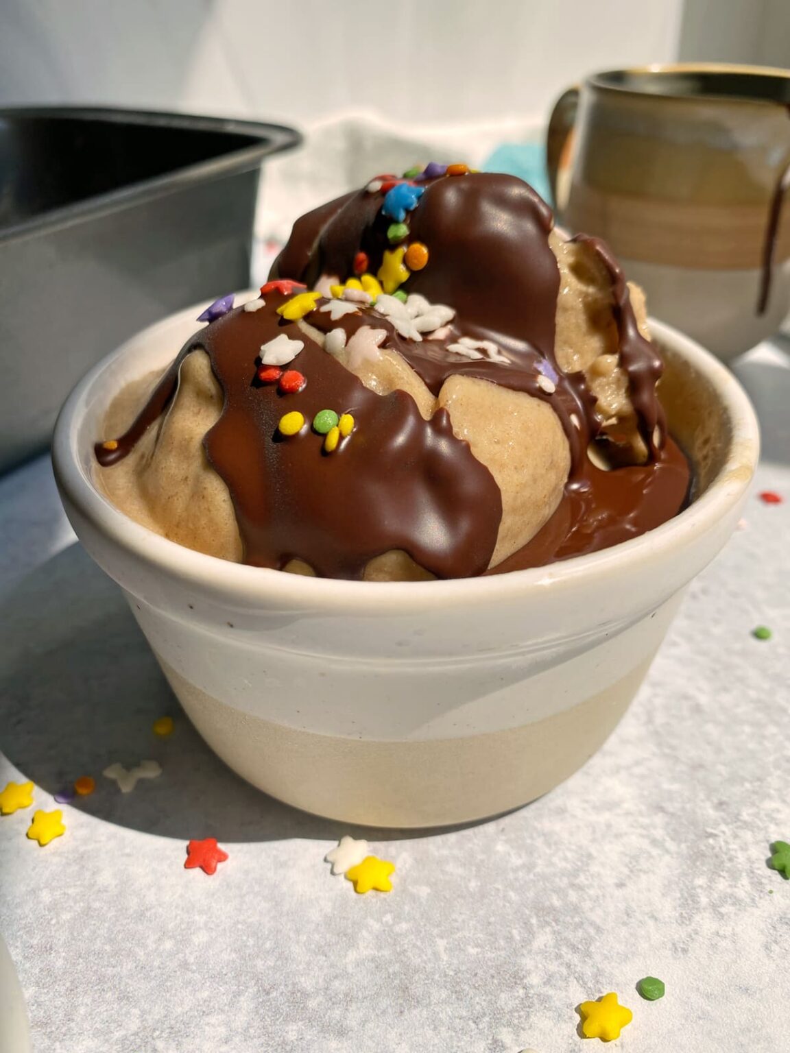 Homemade Banana Ice Cream without Eggs Bake It Paleo