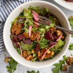 salad in serving bowl