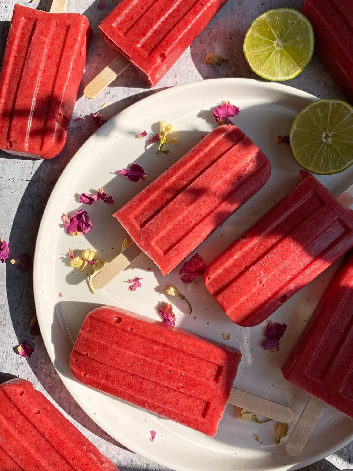 Healthy Strawberry Popsicles (with Yogurt) Bake It Paleo