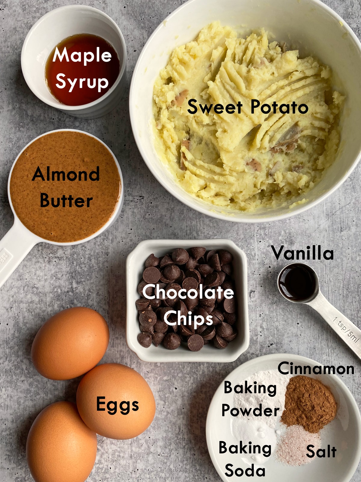 ingredients-in-flourless-sweet-potato-muffins