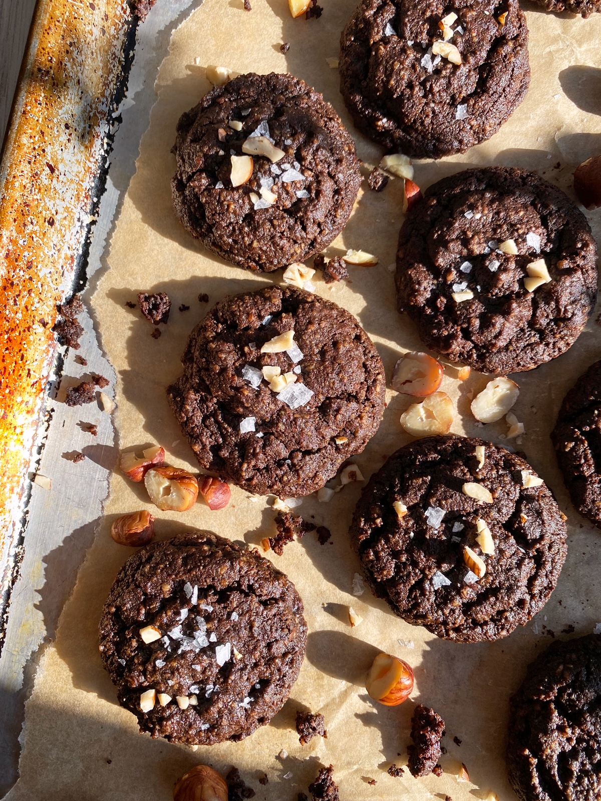 Chocolate Hazelnut Cookies: gluten free, paleo, vegan.
