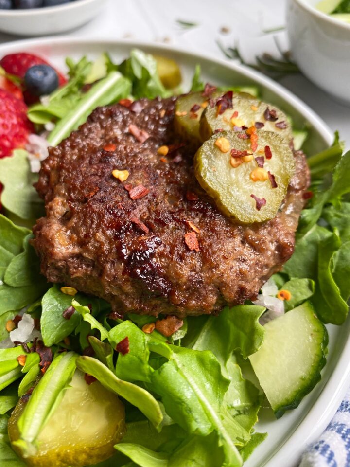 Recipe For Lamb Burgers (Paleo, Whole30) - Bake It Paleo