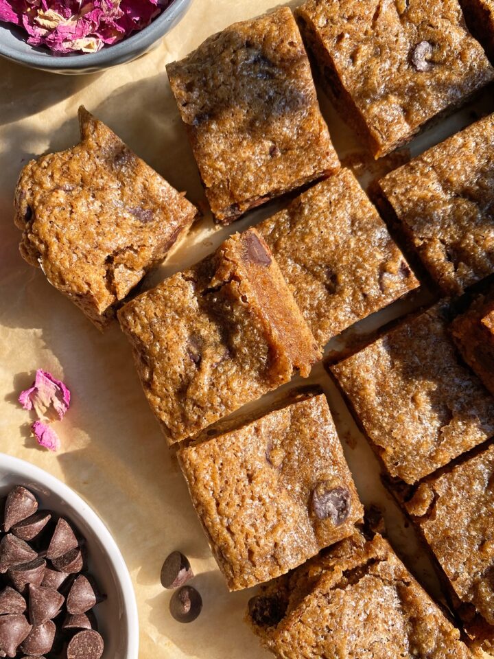 Healthy Almond Butter Blondies (Paleo, Keto) Bake It Paleo