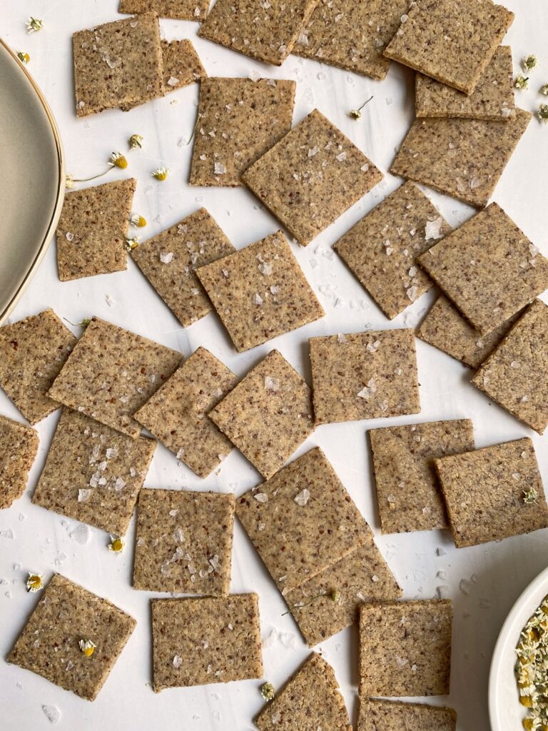 Almond Flour Crackers Recipe (No Egg) Bake It Paleo