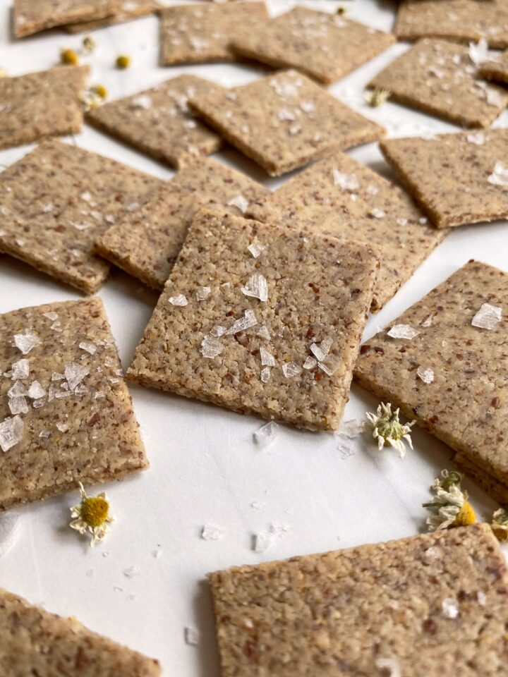 Almond Flour Crackers Recipe (No Egg) Bake It Paleo