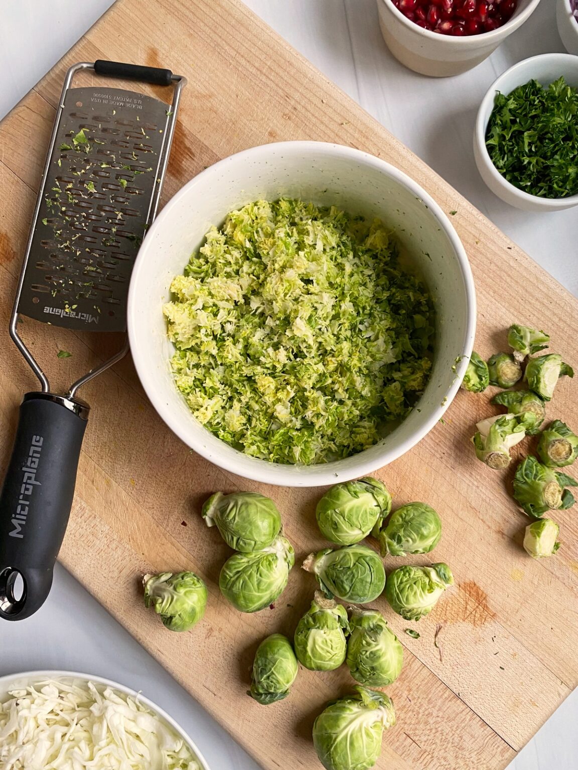 Shaved Brussels Sprouts Salad (with Mustard Vinaigrette) Bake It Paleo