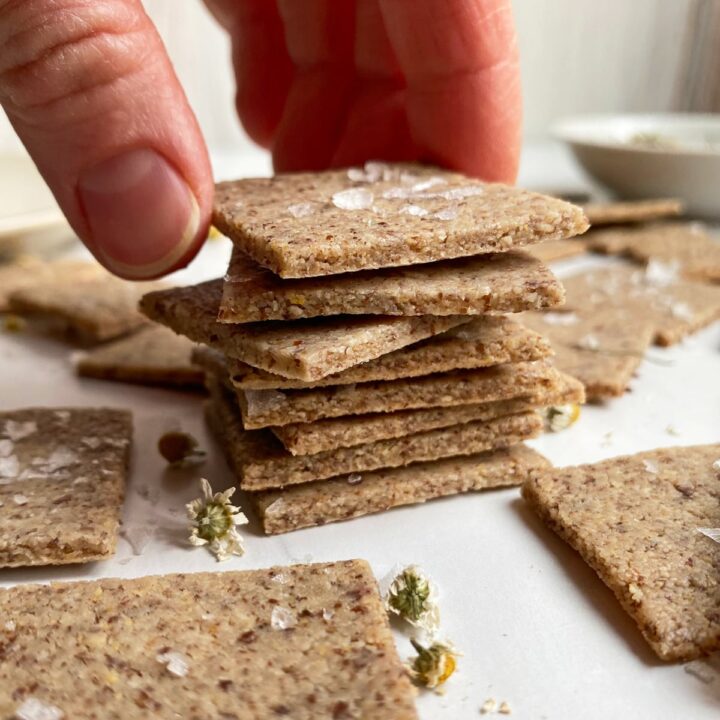 Almond Flour Crackers Recipe (No Egg) Bake It Paleo
