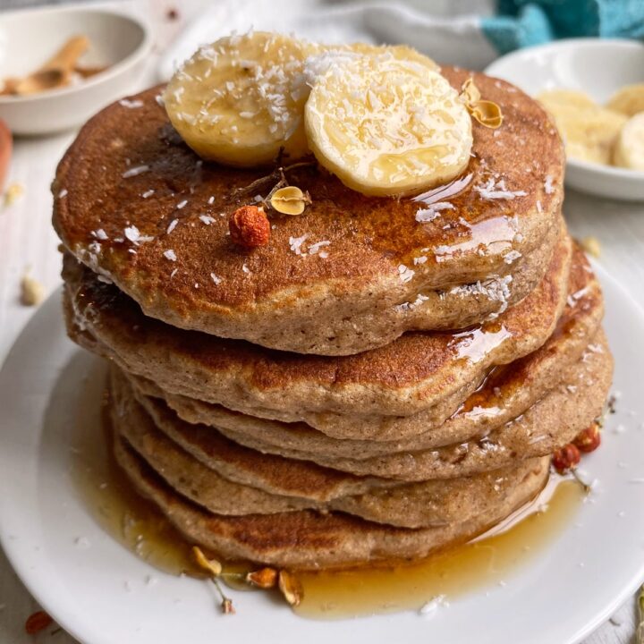 Coconut Flour Banana Pancakes (Paleo) - Bake It Paleo