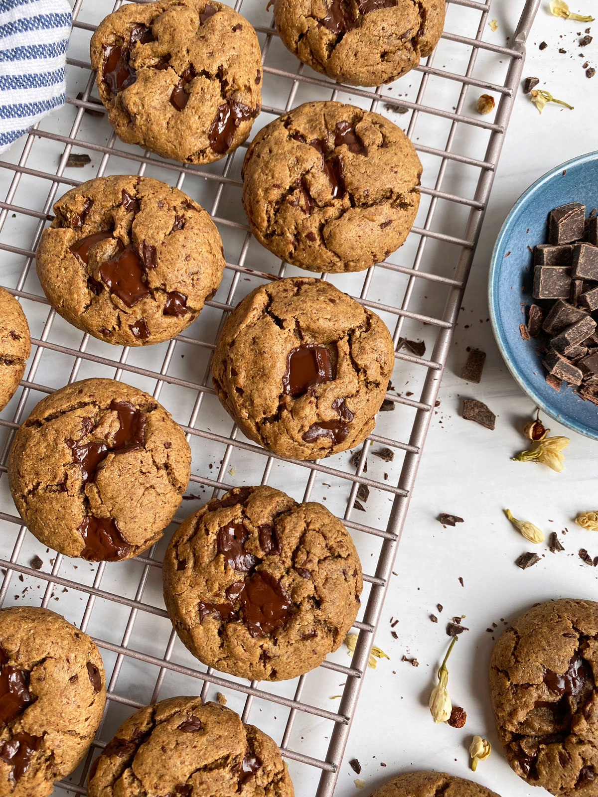 Chocolate chip plantain cookies.