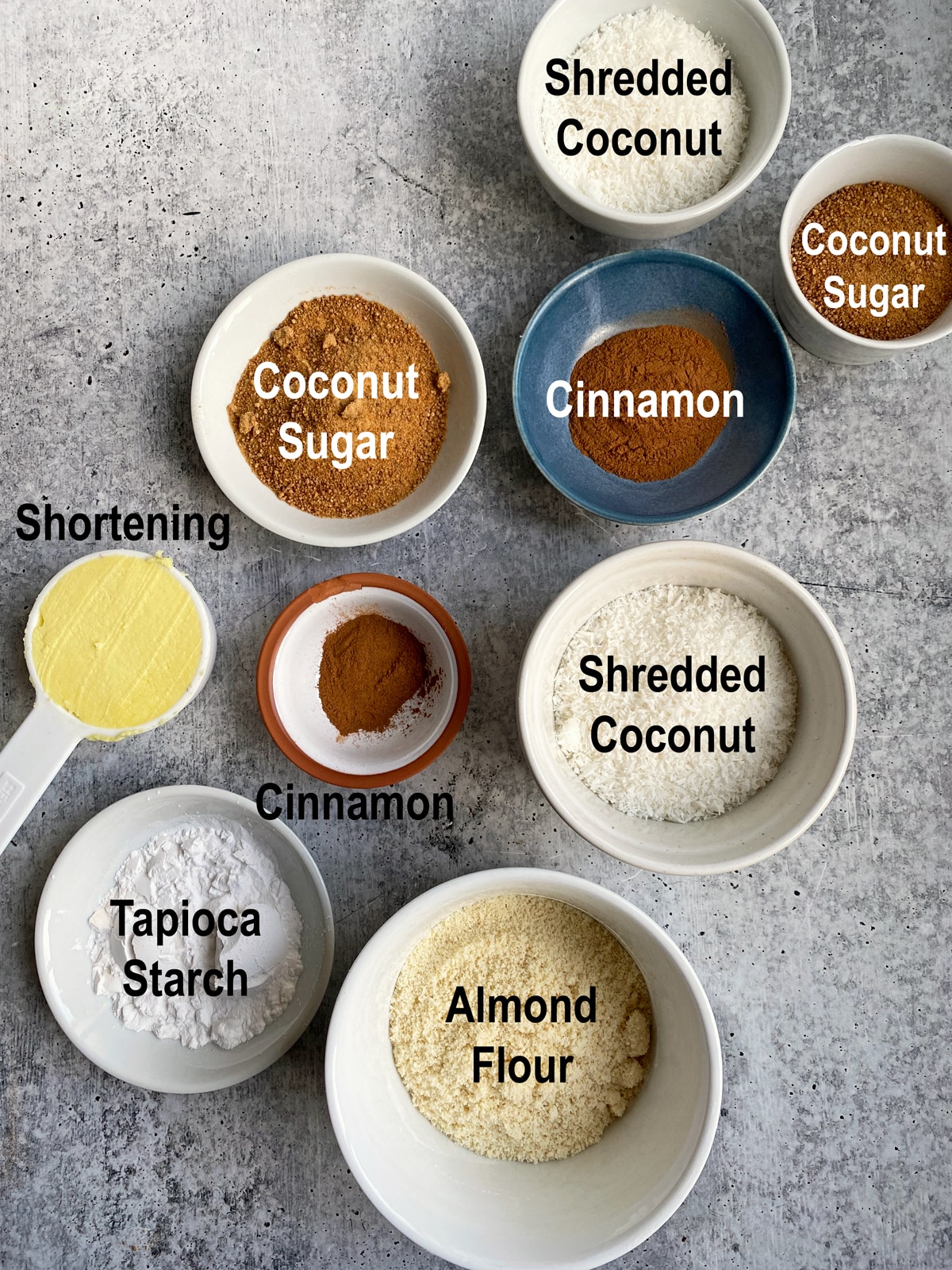 ingredients in almond flour cake