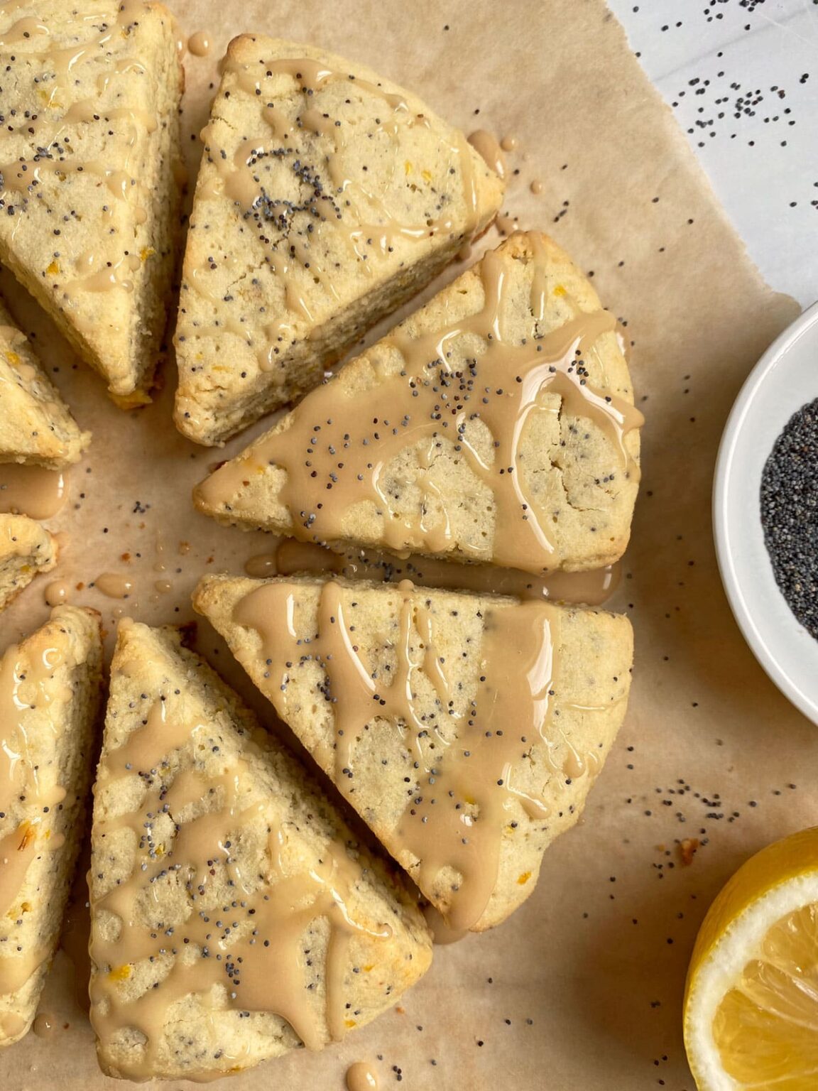 Healthy Lemon Poppy Seed Scones (Gluten Free) Bake It Paleo