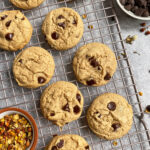 paleo chocolate chip tahini cookies