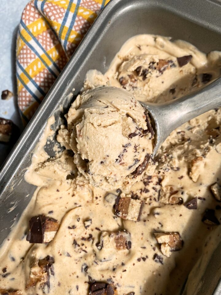 Twix Ice Cream Recipe (Gluten Free, Dairy Free) Bake It Paleo