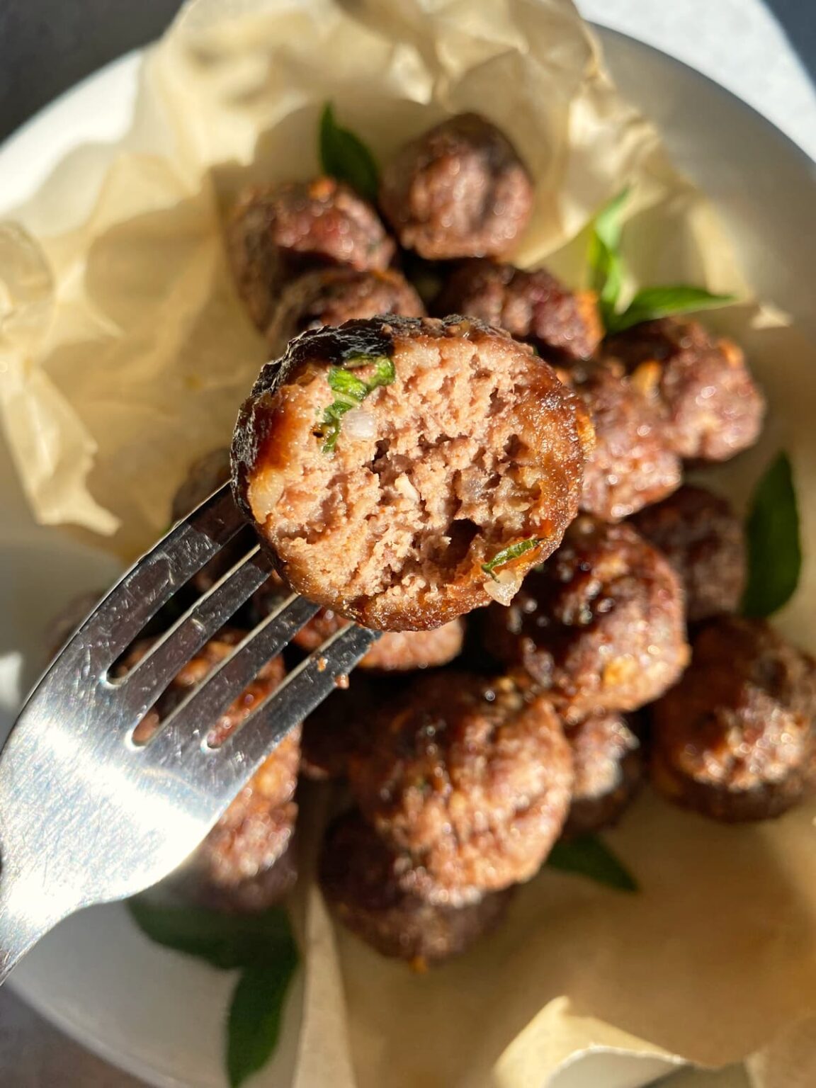 Paleo Bison Meatballs (Air Fryer) Bake It Paleo