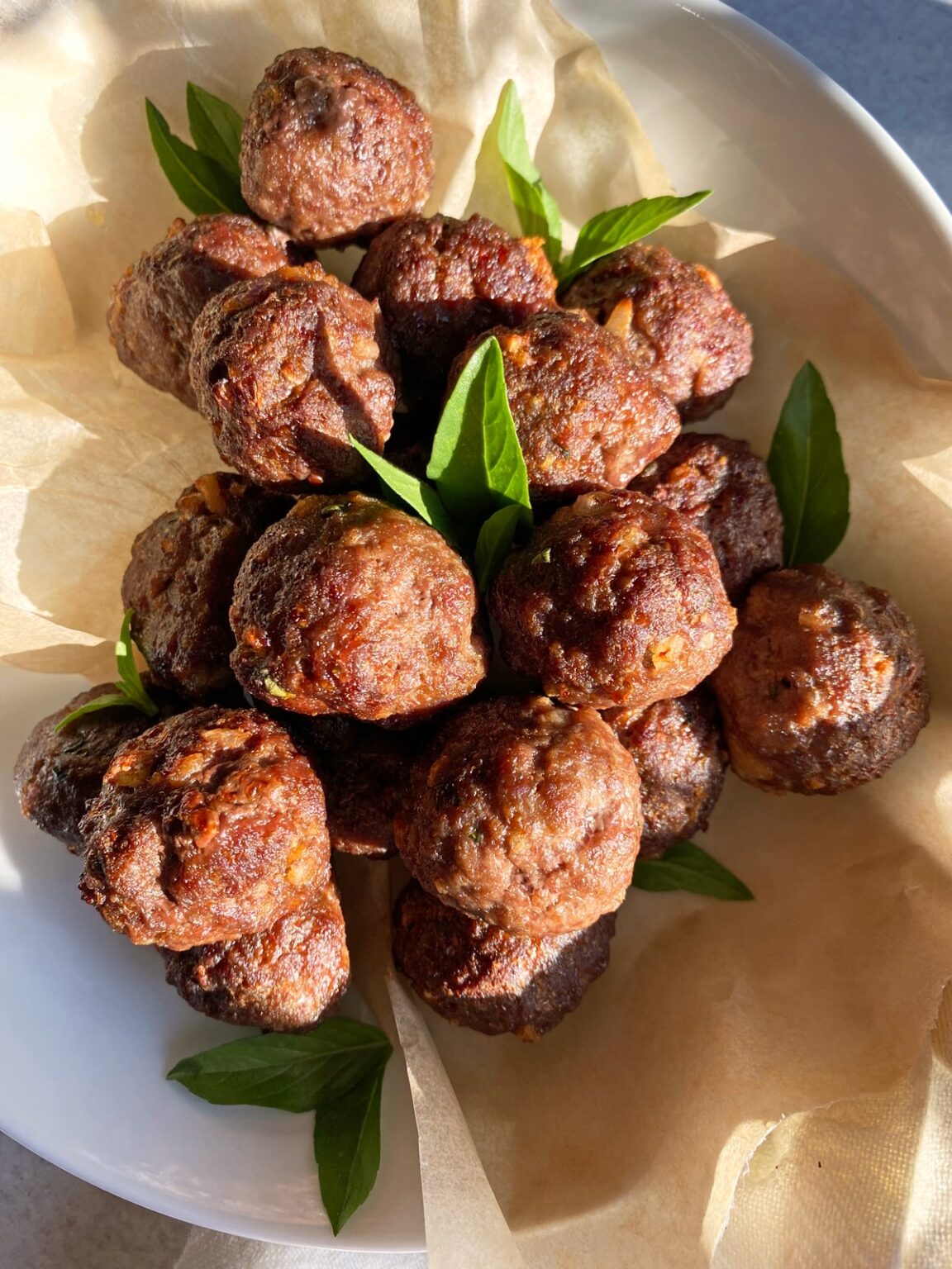 Paleo Bison Meatballs (Air Fryer) Bake It Paleo