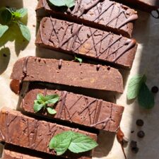 Mint Chocolate Protein Bar Recipe (Low Carb)