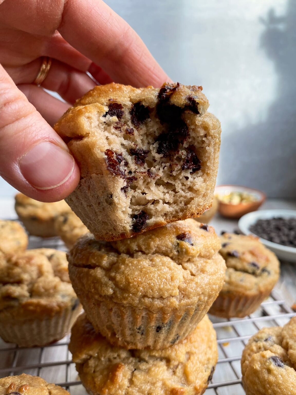 Healthy Chocolate Chip Applesauce Muffins (Gluten Free) Bake It Paleo