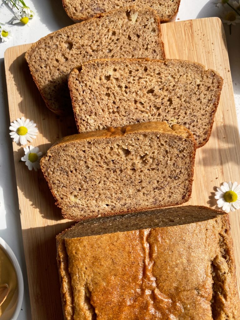 Grain free banana bread recipe.
