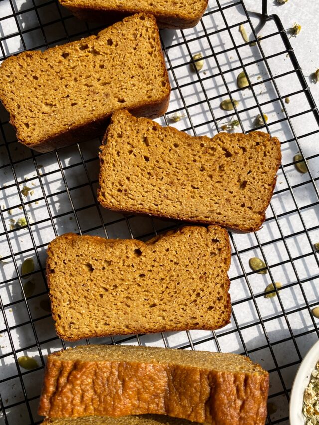 Pumpkin Protein Bread (Gluten Free) Bake It Paleo