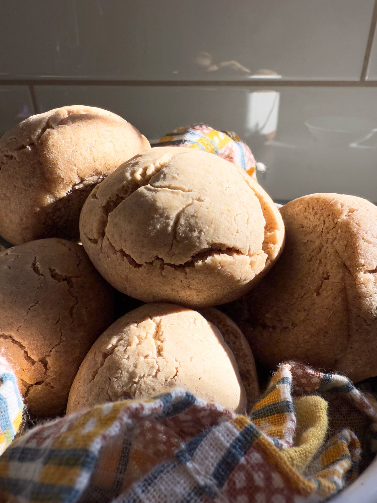 Healthy rolls made with plantain flour.