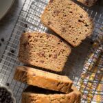 Sliced buckwheat bread.