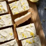 Paleo lemon cookie bars.