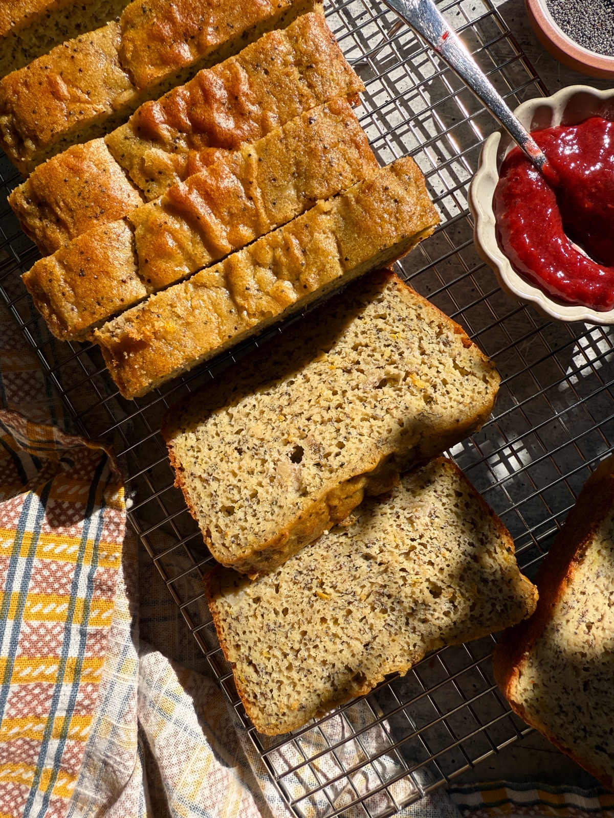 Paleo lemon poppy seed bread.