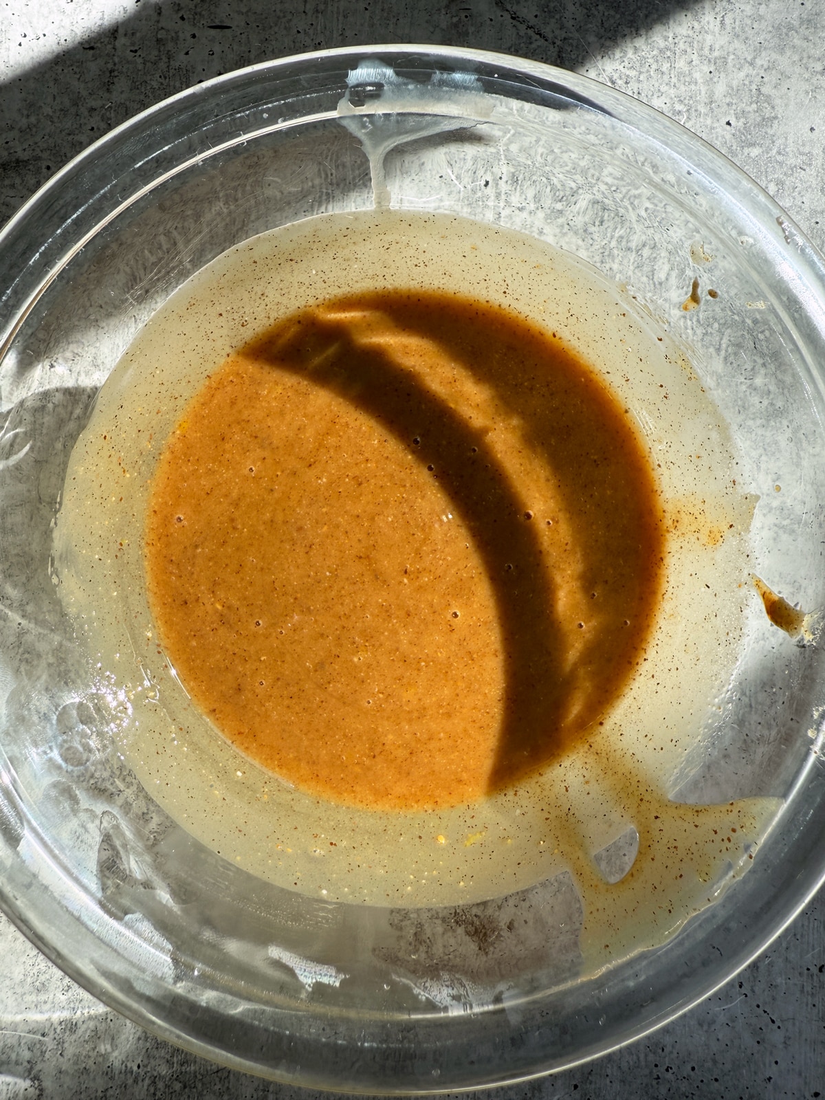 Wet ingredients.