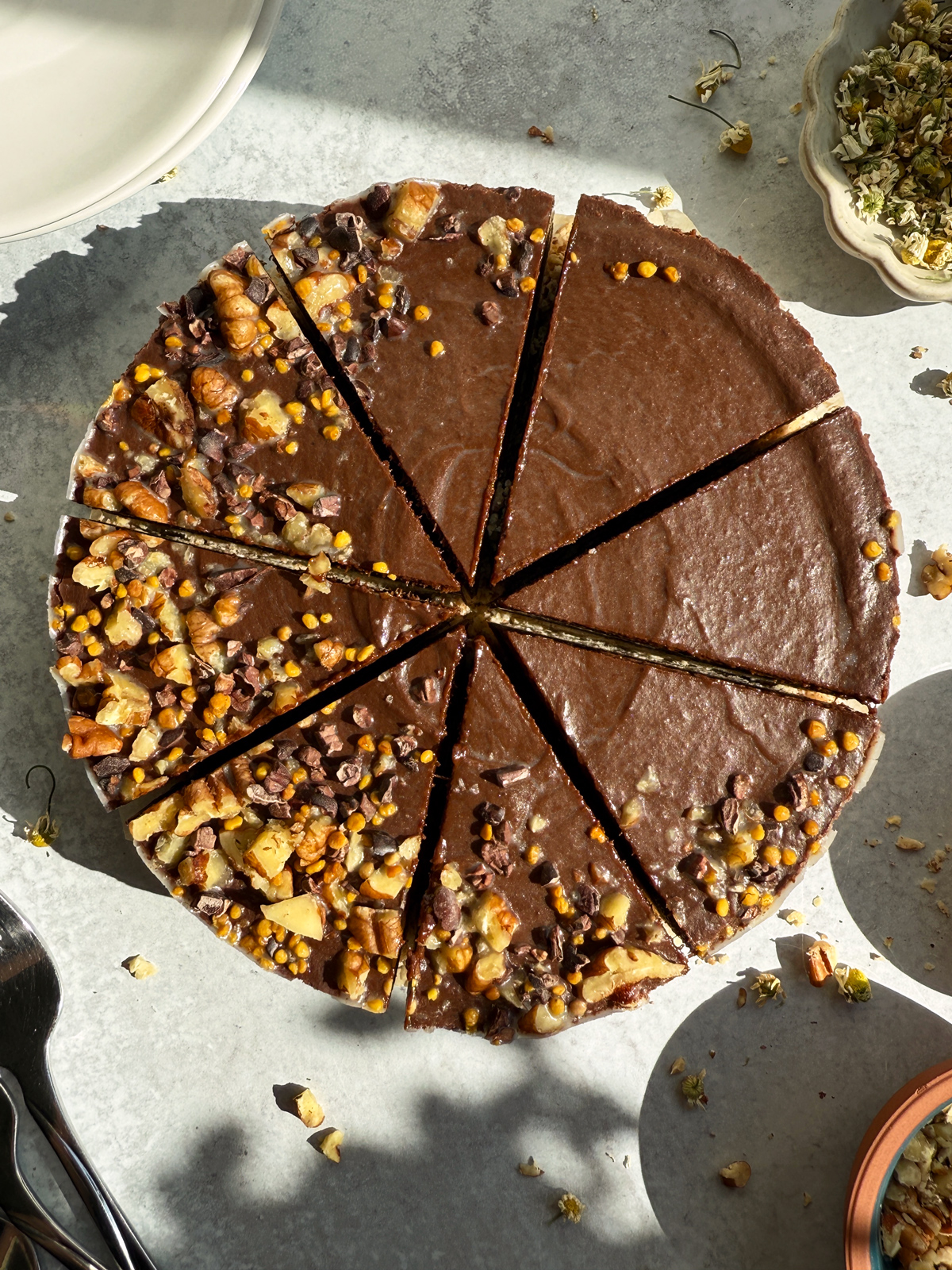 Paleo chocolate torte.