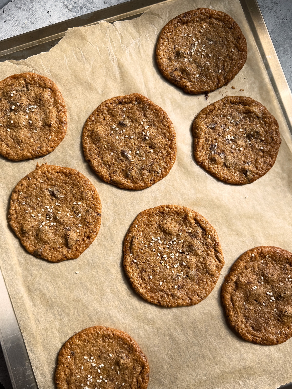 Freshly baked cookies.