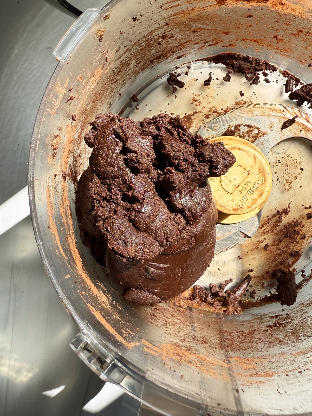 Dough in food processor.