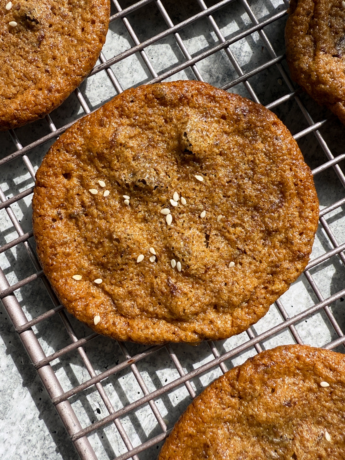 Close up of cookie.