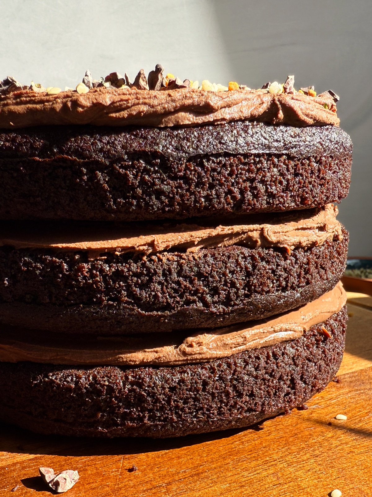 3 layer beetroot cake.