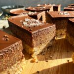 Close up of chia bar.