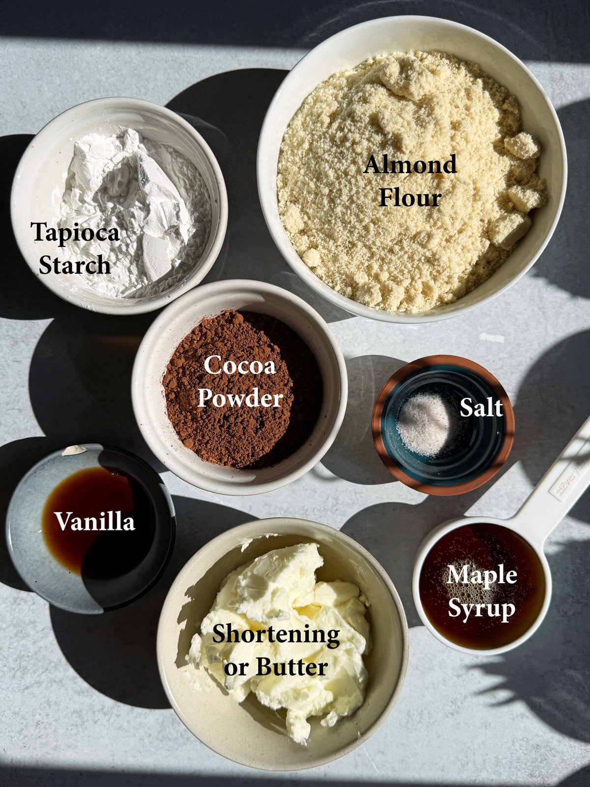 Ingredients in ice cream sandwiches.