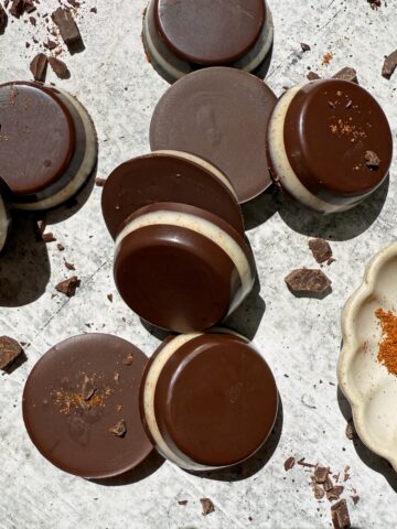 Paleo and keto coconut butter cups.