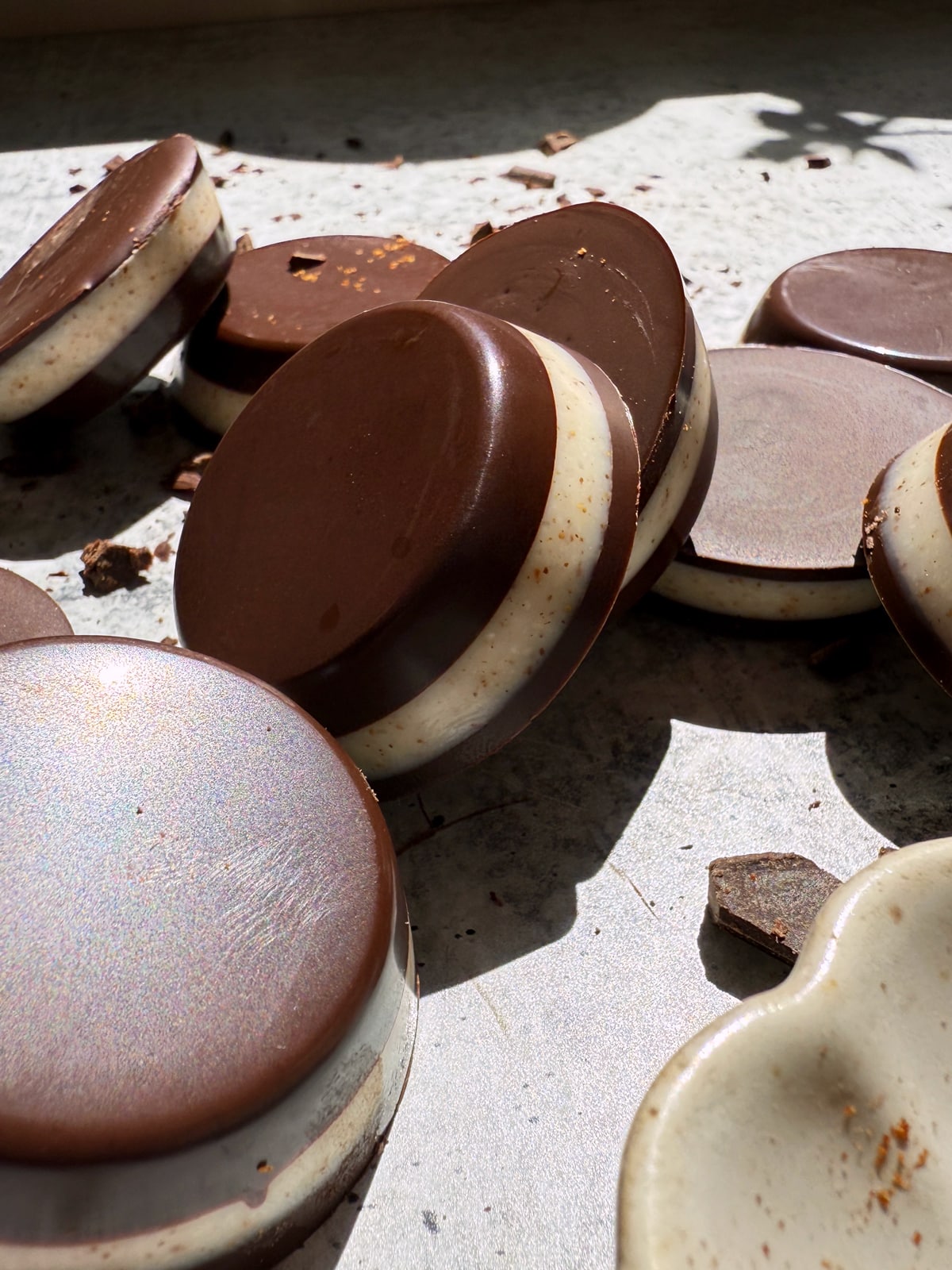 Healthy coconut butter cups.