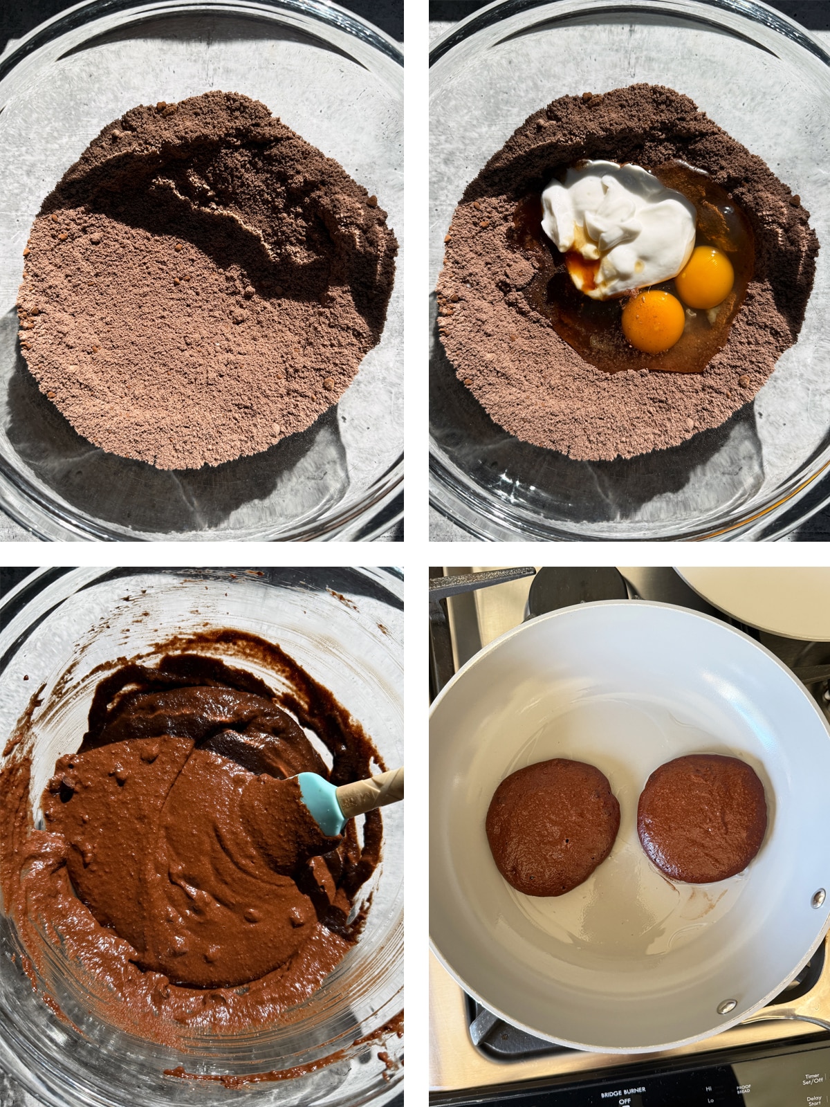 How to make the pancake batter.