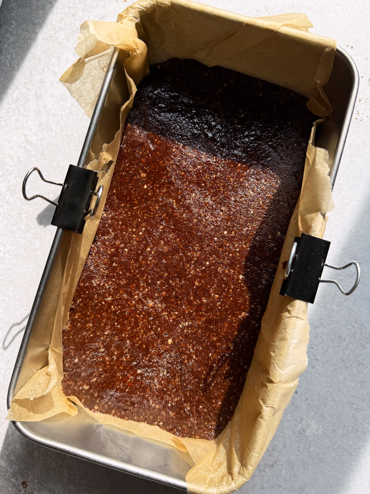 Base for the hazelnut protein bars.