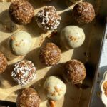 Paleo cinnamon roll energy bites.