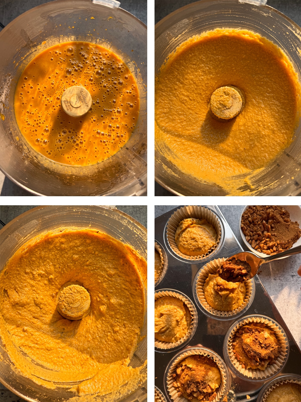 How to make the muffins.